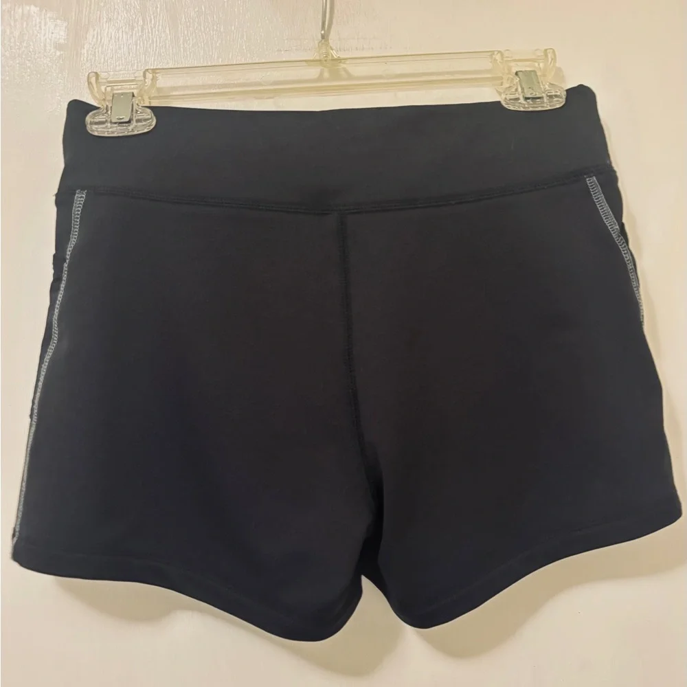 Athleta Black 3” Shorts Biker Athletic Yoga size Small